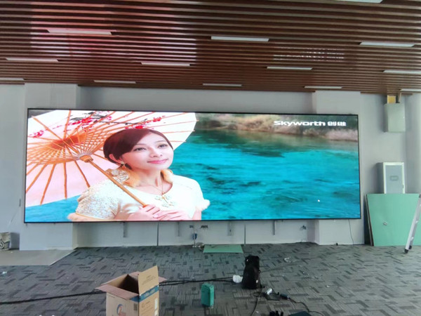 平泉P1.53led小间距屏安装案例